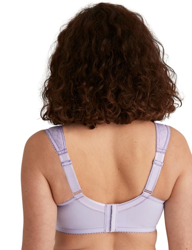Miss Mary of Sweden Jacquard & Lace Underwired Bra Lavender