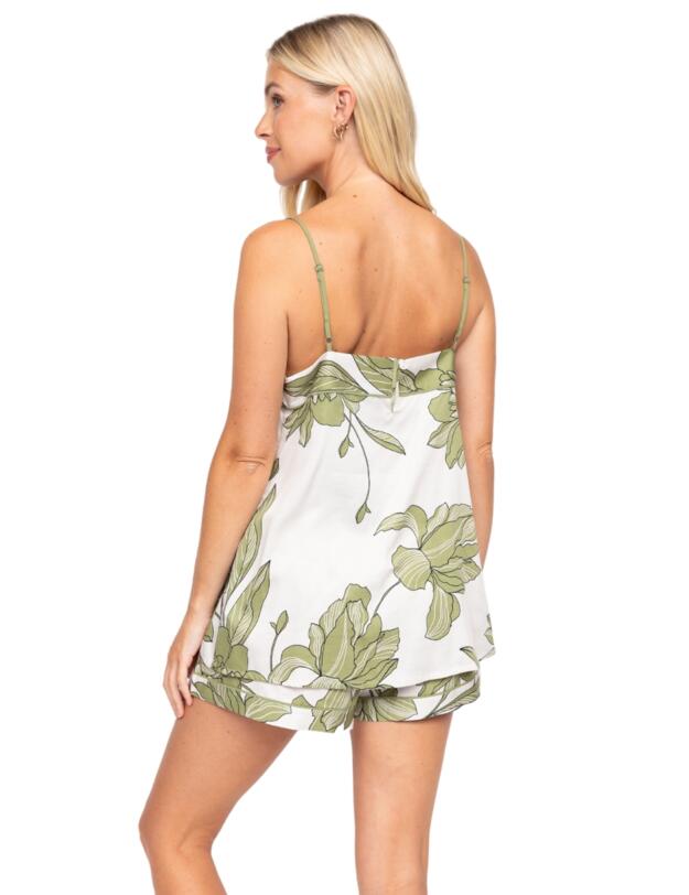 Cyberjammies Fable & Eve London Chiswick Floral Cami and Shorts Set Cream Mix