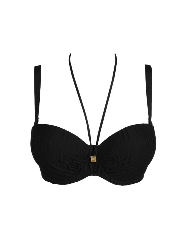 Prima Donna Swim Kiruna Padded Strapless Bikini Top Black