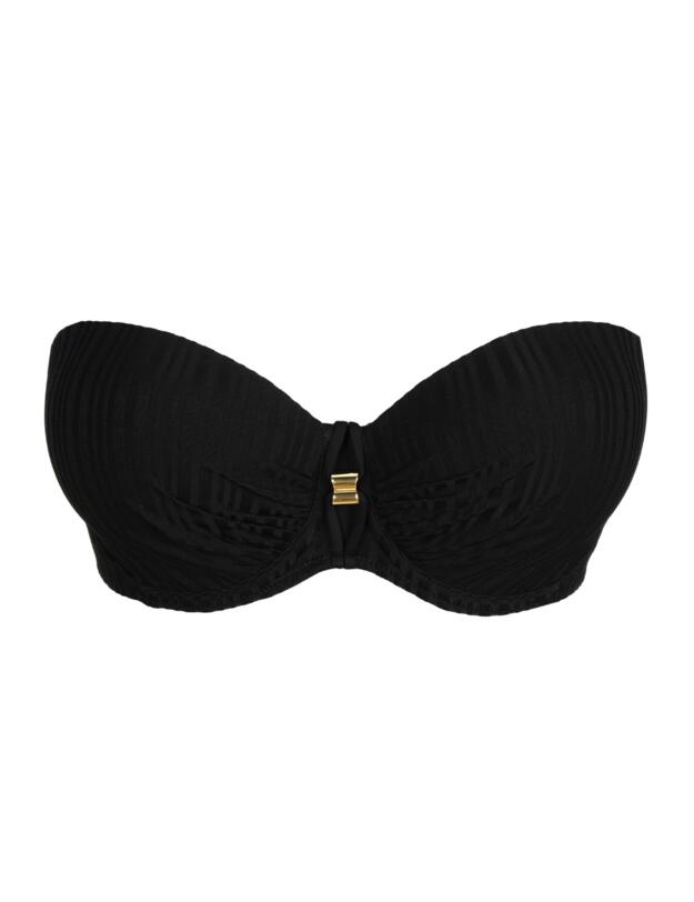 Prima Donna Swim Kiruna Padded Strapless Bikini Top Black