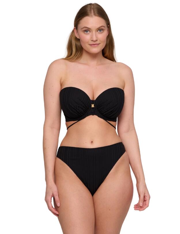 Prima Donna Swim Kiruna Padded Strapless Bikini Top Black
