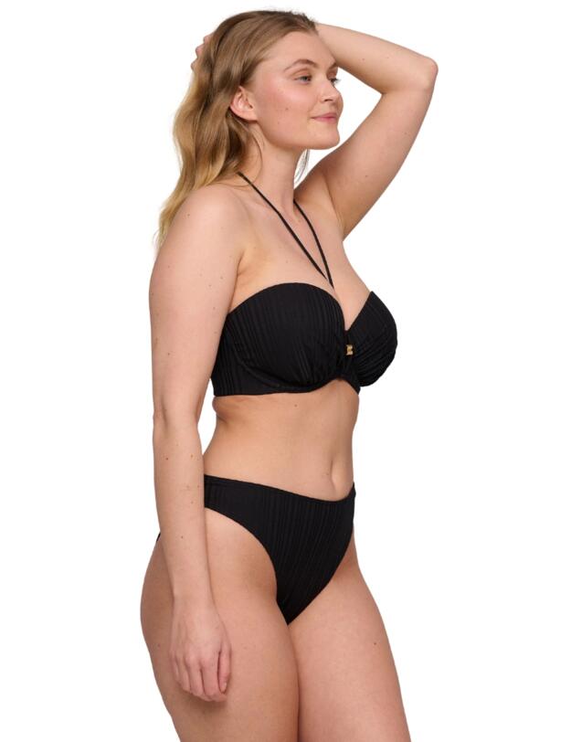 Prima Donna Swim Kiruna Padded Strapless Bikini Top Black