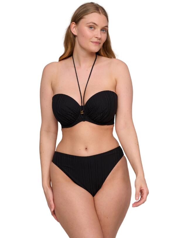 Prima Donna Swim Kiruna Padded Strapless Bikini Top Black
