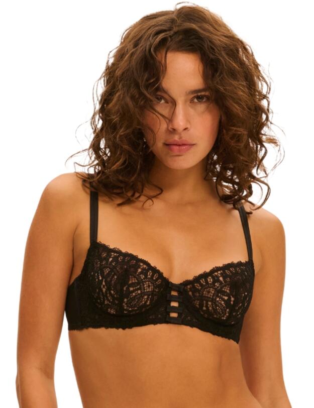 Simone Perele Symphonie Half Cup Bra Black