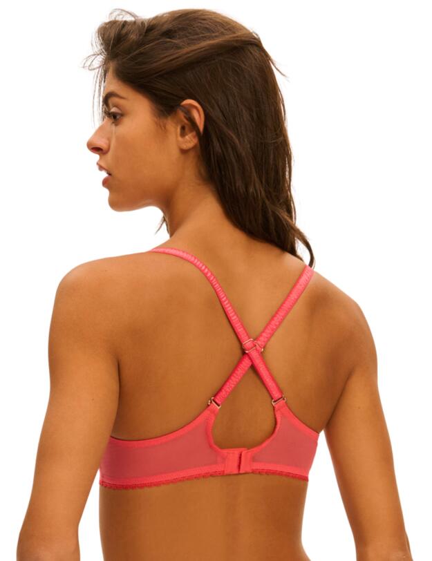 Simone Perele Allure Underwired Plunge Bra Coralia Red