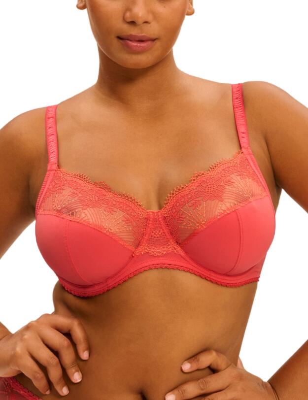 Simone Perele Allure Full Cup Support Bra Coralia Red