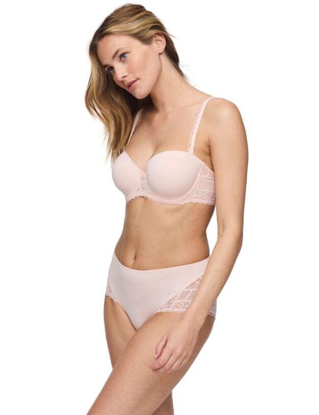 Marie Jo Jadei Padded Strapless Bra Glossy Pink