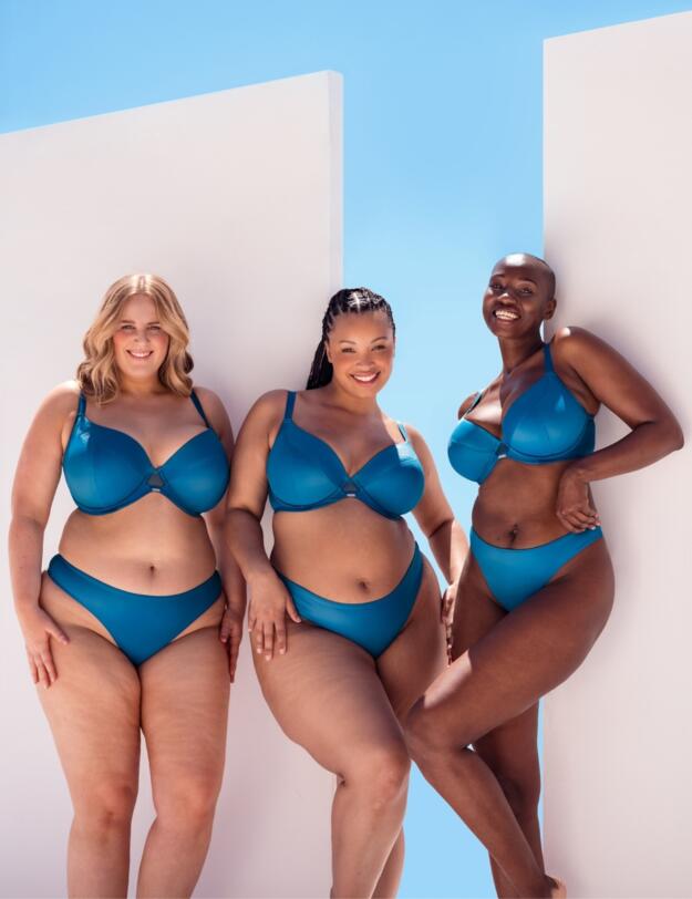 Curvy Kate Lush Thong Peacock Blue