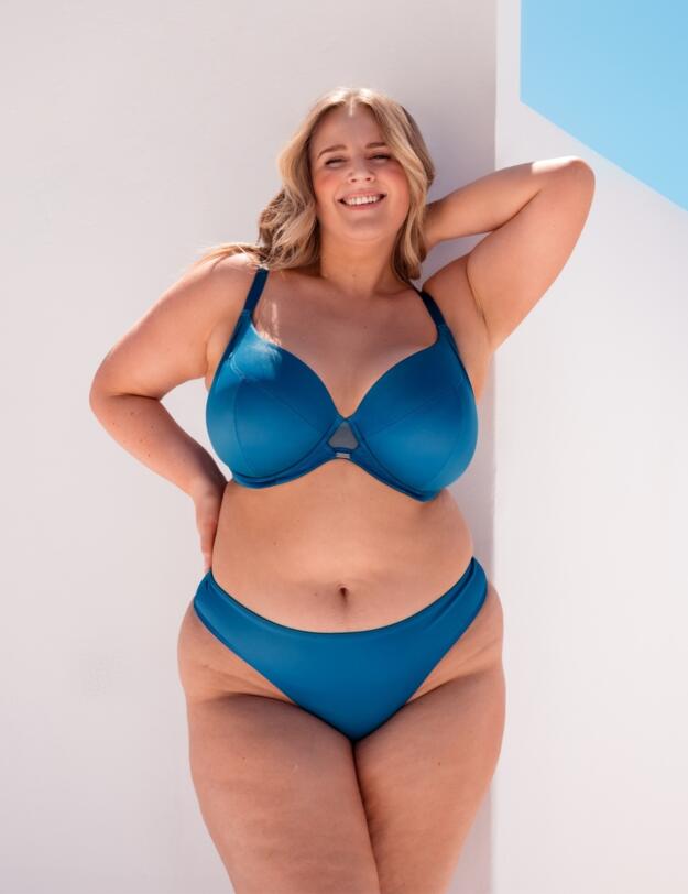 Curvy Kate Lush Thong Peacock Blue