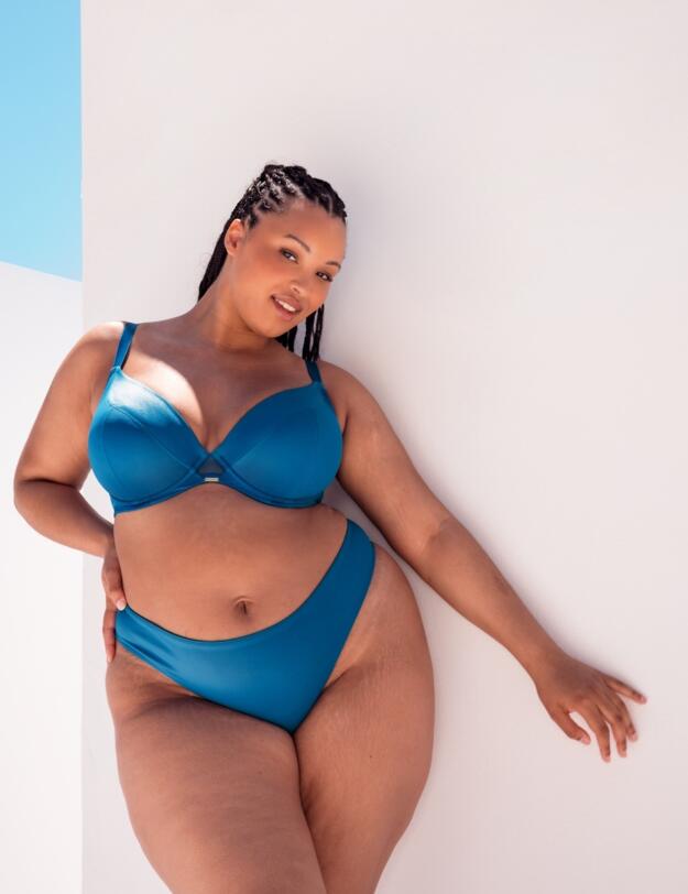 Curvy Kate Lush Thong Peacock Blue