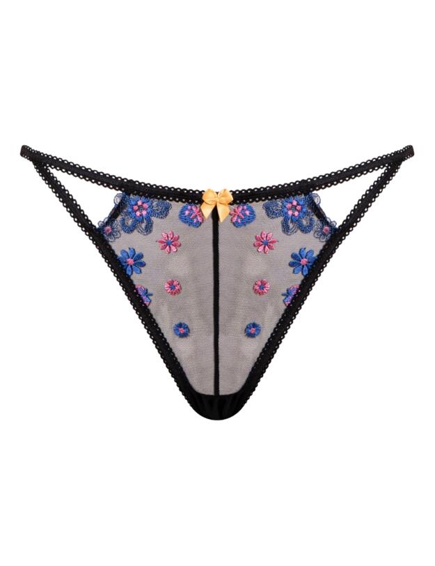 Curvy Kate Strawberry Crush Brazilian Brief Black Mutli