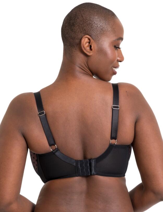 Curvy Kate Boost Heartbreaker Padded Balcony Bra Black/Pink