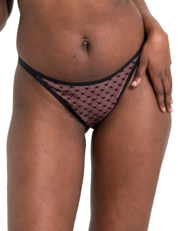Curvy Kate Boost Heartbreaker Tanga Brief Black/Pink