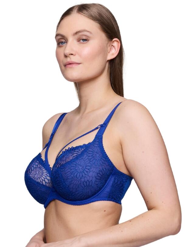 Prima Donna Sophora Tulip Seam Balcony Bra Blue Print