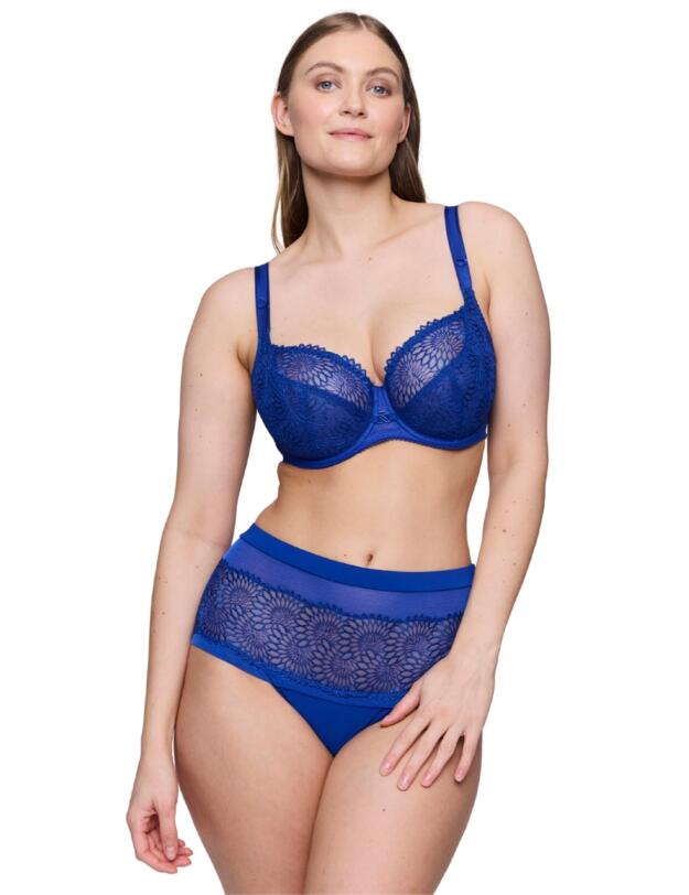 Prima Donna Sophora Tulip Seam Balcony Bra Blue Print