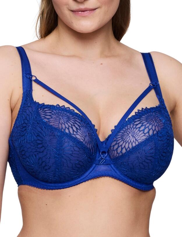 Prima Donna Sophora Tulip Seam Balcony Bra Blue Print