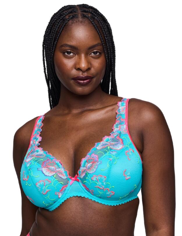 Prima Donna Devdaha Half Padded Plunge Bra Mermaid