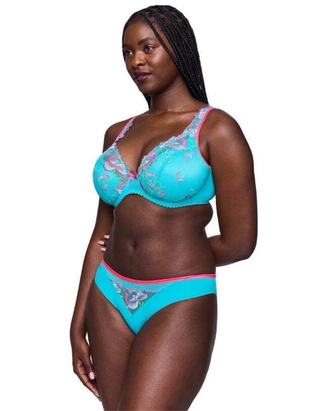 Prima Donna Devdaha Half Padded Plunge Bra Mermaid