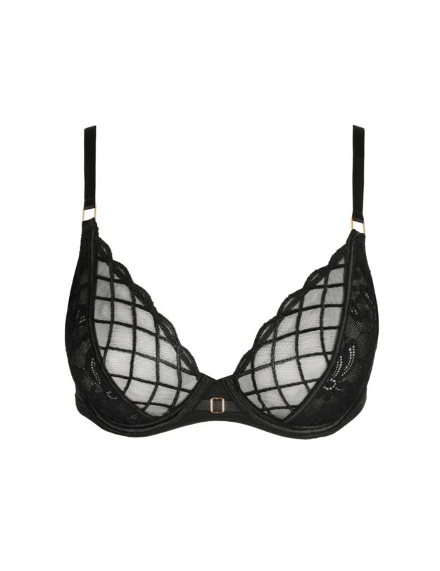 Marie Jo Aven Plunge Bra Black