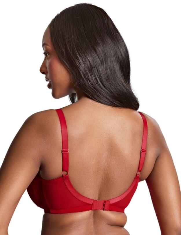 Panache Tango Lace Balcony Bra Scarlet