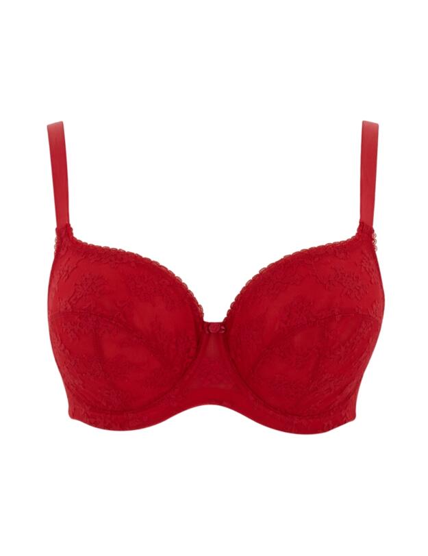 Panache Tango Lace Balcony Bra Scarlet
