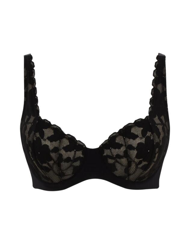 Panache Amour High Apex Balcony Bra Black
