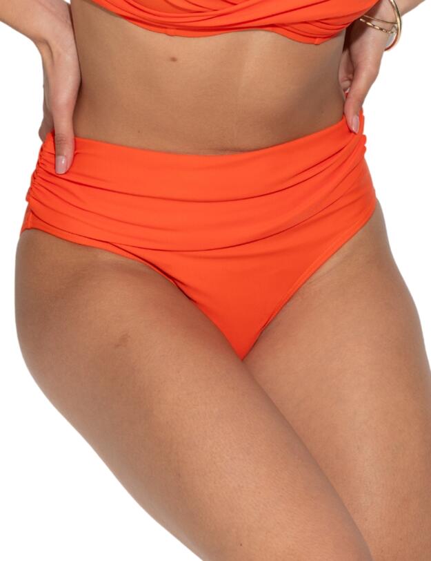 Pour Moi Free Spirit Fold Over Bikini Brief Orange