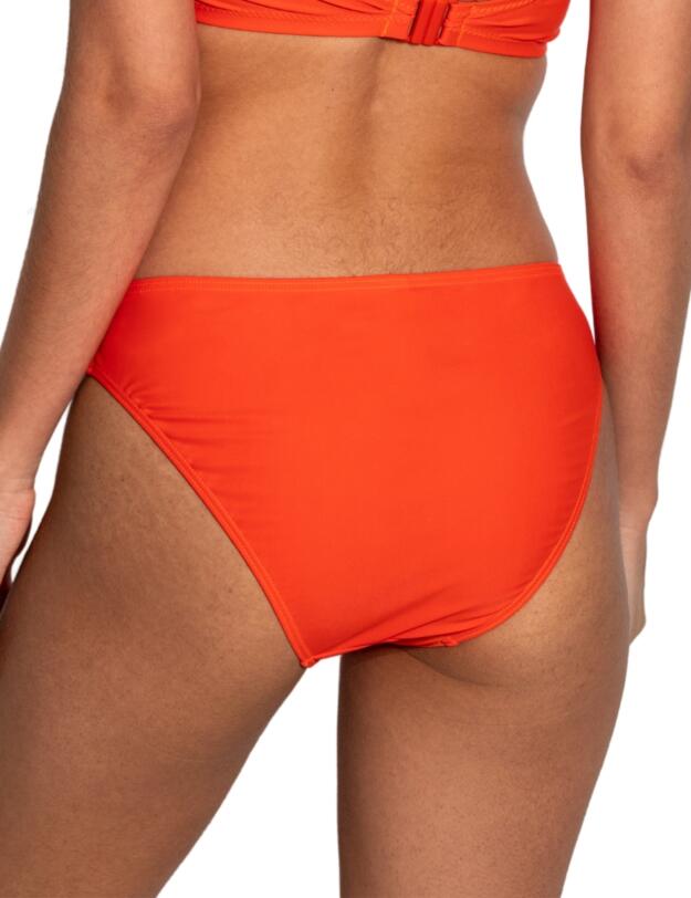 Pour Moi Free Spirit Frill Waist Bikini Brief Orange
