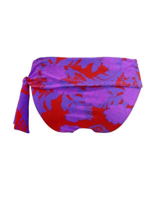 Pour Moi Heatwave Fold Over Bikini Brief Red/Purple