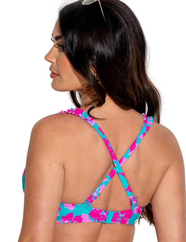 31500 Pour Moi Ocean Breeze Underwired Bikini Top - 31500 Blue Floral
