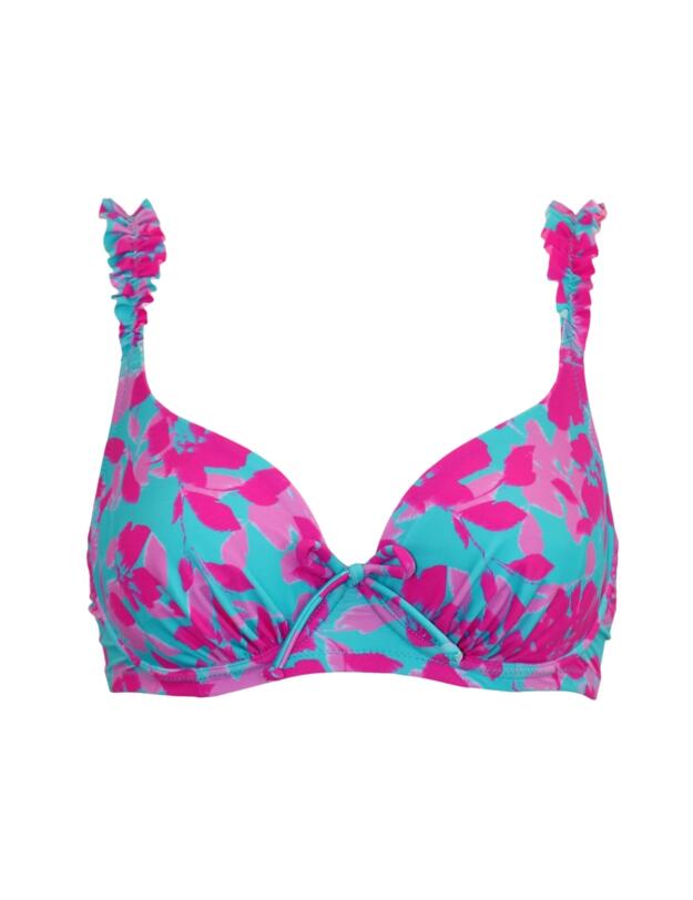 31500 Pour Moi Ocean Breeze Underwired Bikini Top - 31500 Blue Floral