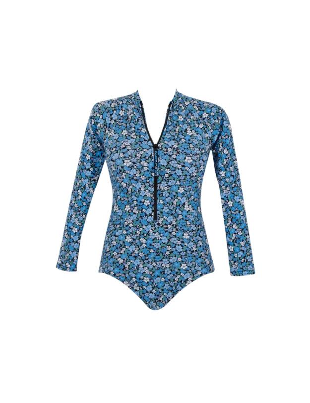 Panache Swim Posy Grace Long-Sleeve Swimsuit Posy Print