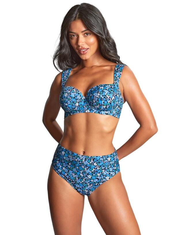 Panache Swim Posy High Waisted Bikini Brief Posy Print