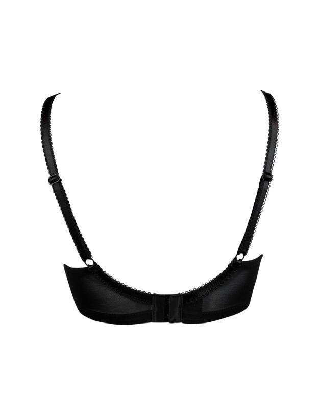 Pour Moi Imogen Rose Full Cup Bra Black/Jade 