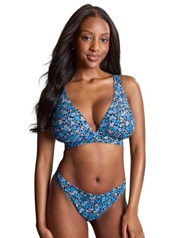 Panache Swim Posy Kara Wireless Triangle Bikini Top Posy Print