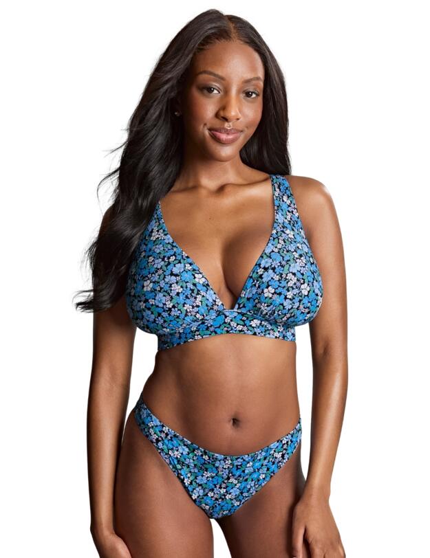 Panache Swim Posy Brazilian Bikini Brief Posy Print