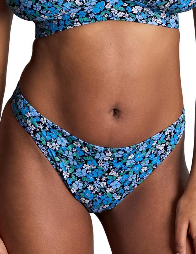 Panache Swim Posy Brazilian Bikini Brief Posy Print
