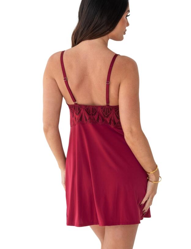 Pour Moi New Romance High Apex Chemise Cherry Red/Black