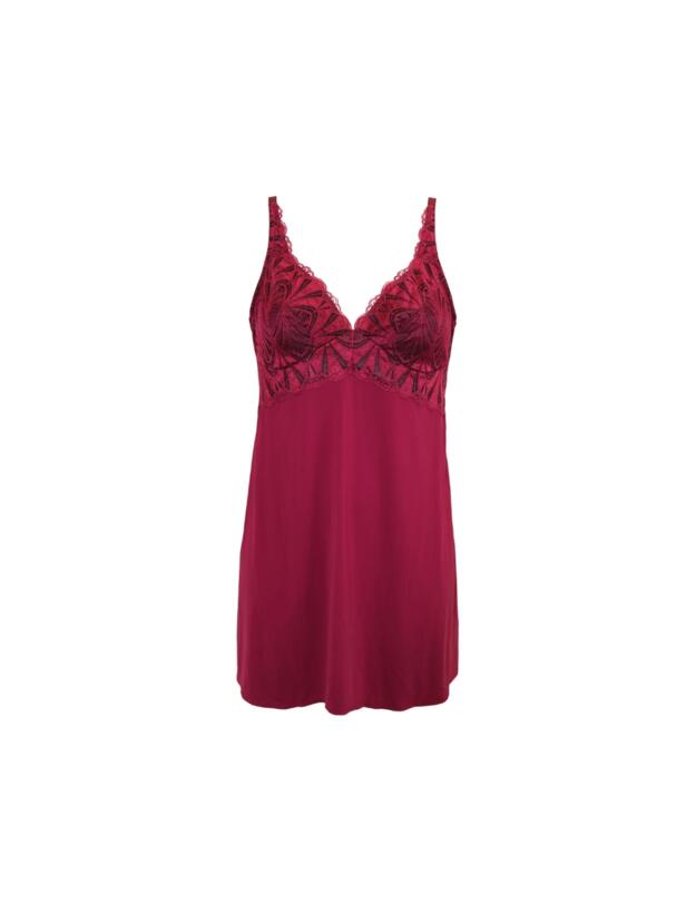 Pour Moi New Romance High Apex Chemise Cherry Red/Black