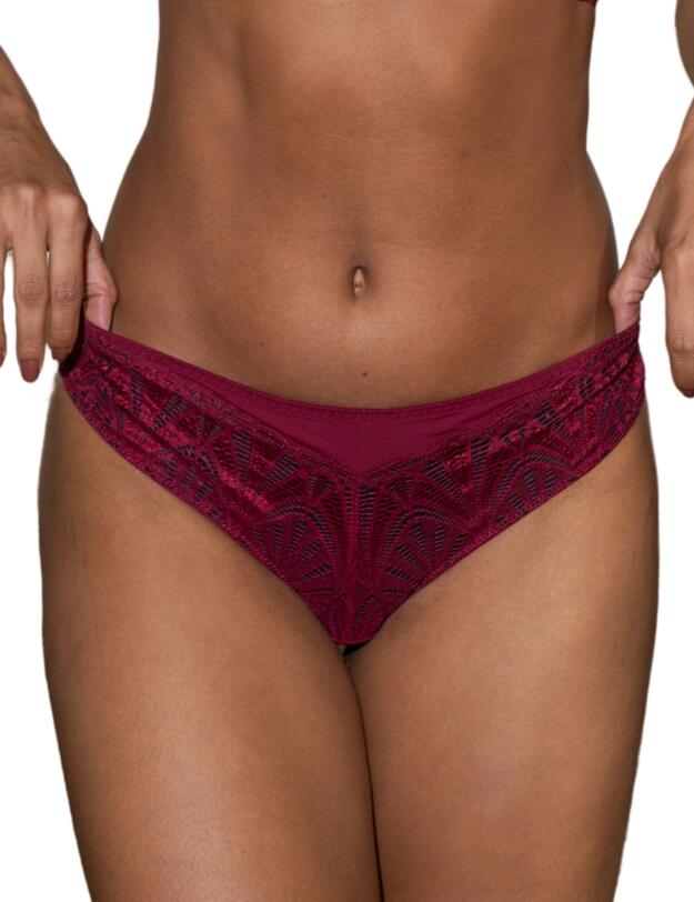 Pour Moi New Romance Brief Cherry Red/Black