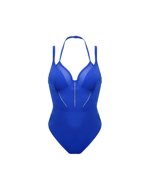Pour Moi Sydney Double Strap Swimsuit Ultramarine