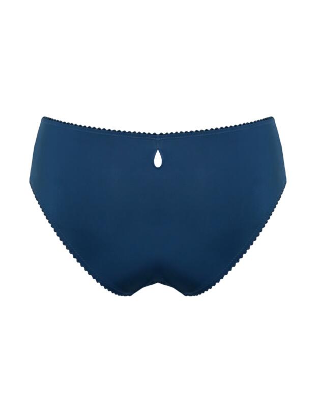 Pour Moi Sofia Embroidered Lace Brief Dusk/Blue