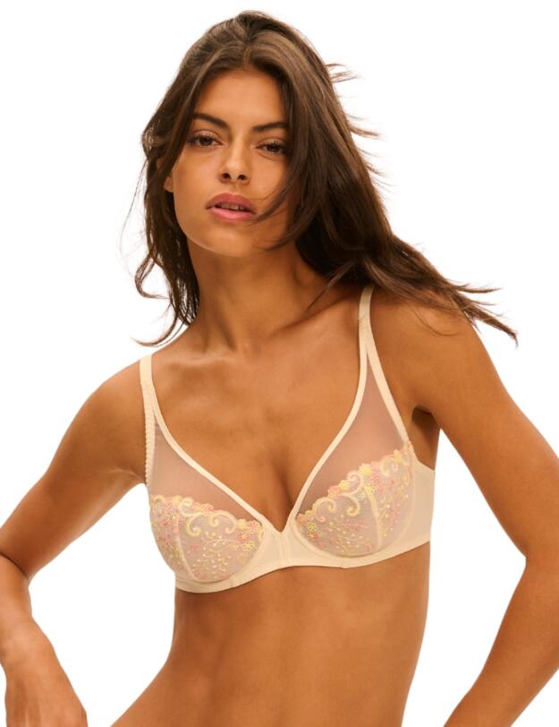 Simone Perele Delice Plunge Bra Pampa