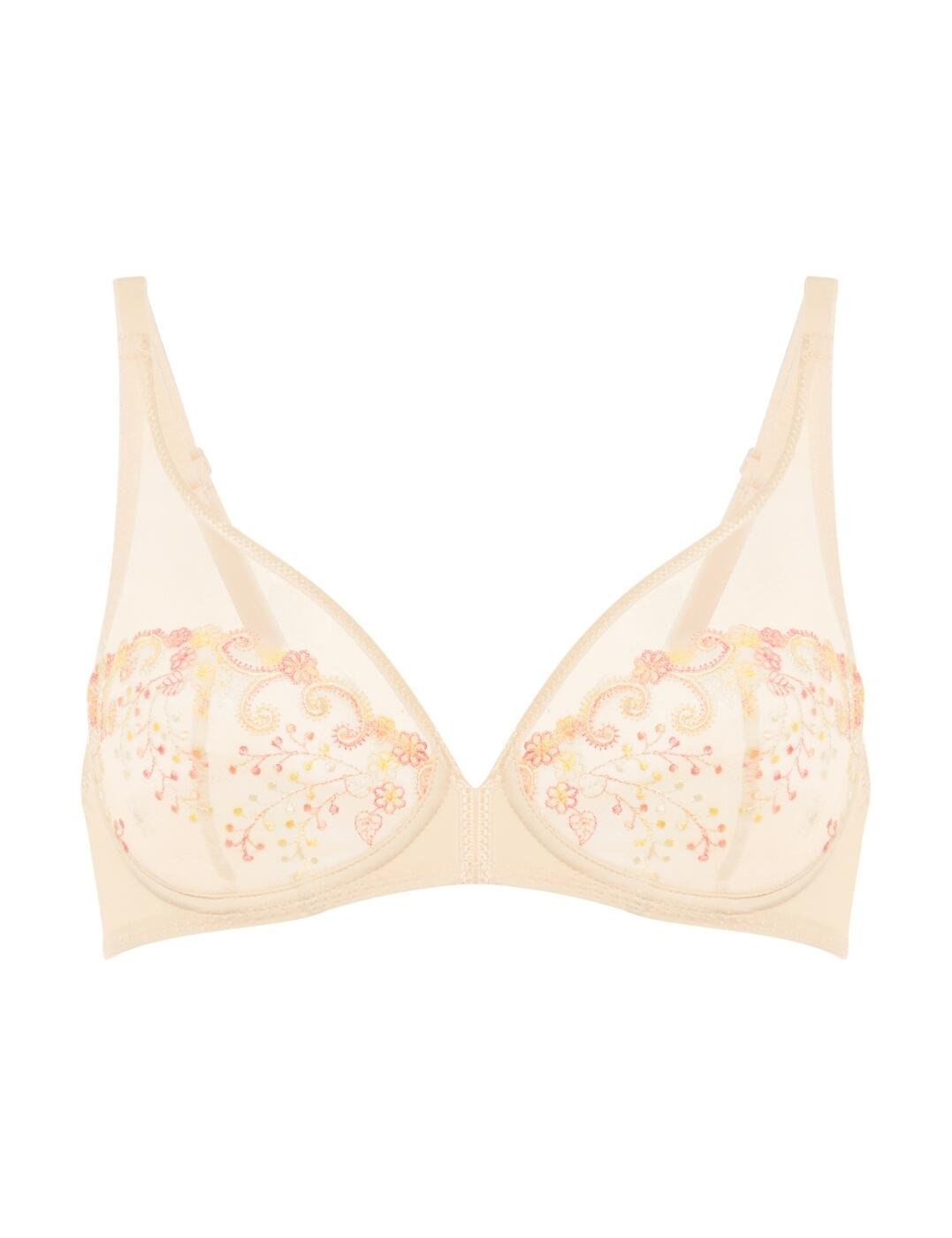 Simone Perele Delice Bra Plunging Underwired Embroidered Luxury Lingerie 12X319 - Picture 35 of 43