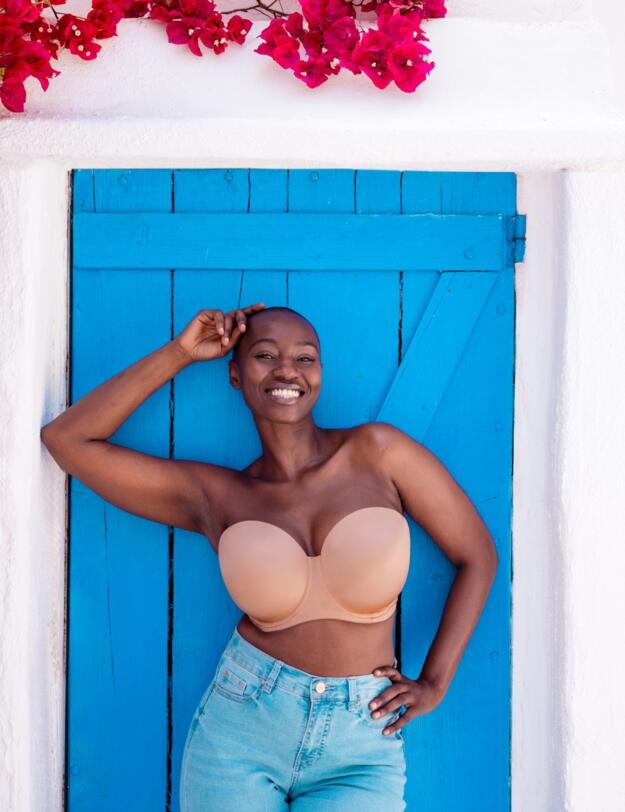 Curvy Kate Smoothie Strapless Moulded Bra Latte