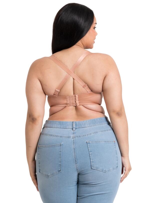 Curvy Kate Smoothie Strapless Moulded Bra Latte