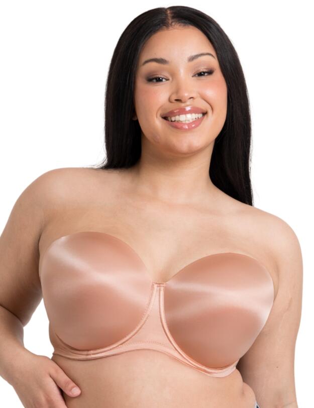 Curvy Kate Smoothie Strapless Moulded Bra Latte