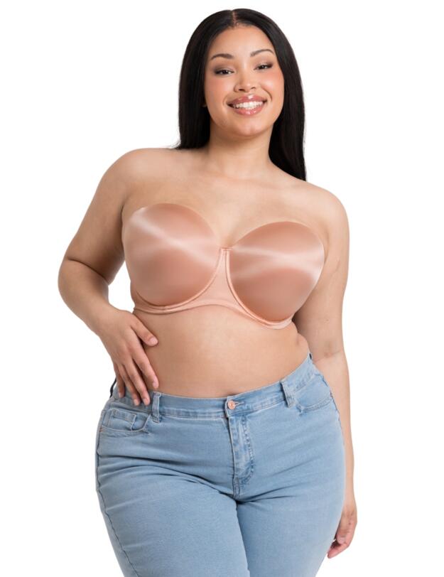 Curvy Kate Smoothie Strapless Moulded Bra Latte