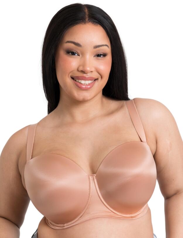 Curvy Kate Smoothie Strapless Moulded Bra Latte