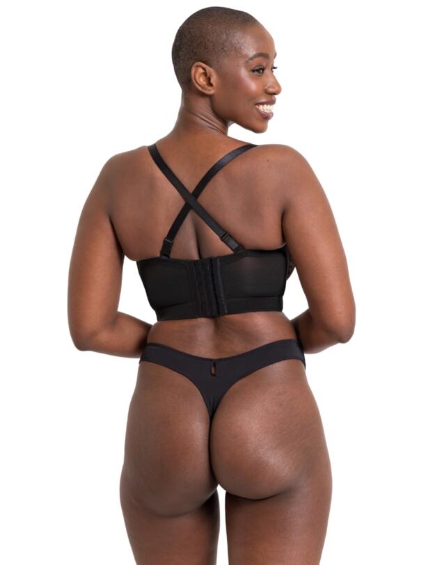 Curvy Kate Hey Girls Superplunge Strapless Bra Black/Latte